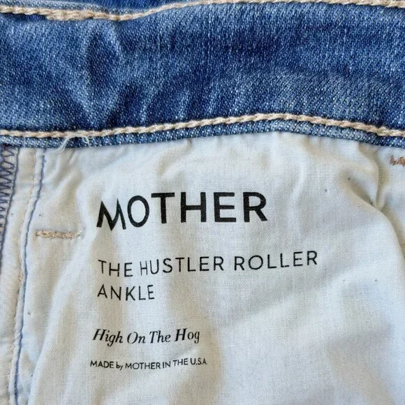 Mother Denim The Hustler Roller - Size 28 - Picture 6 of 7